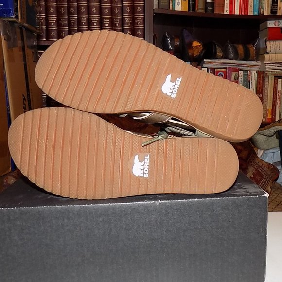 Sorel Ella lace up Sage leather EU39 US8 - Picture 11 of 13